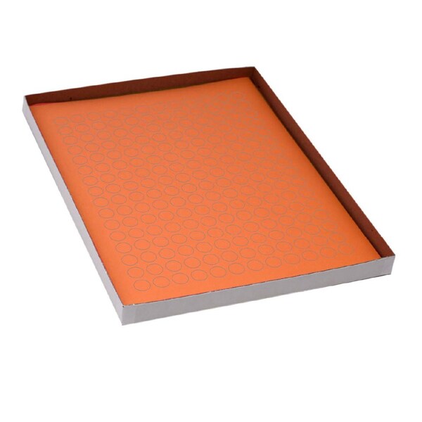 Label Sheets, Cryo, 13mm Dots, for 1.5-2mL Tubes, 20 Sheets, 192 Labels per Sheet, Orange, 3840PK
